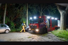 Brand in achtertuin woning Hem, konijnen overleden