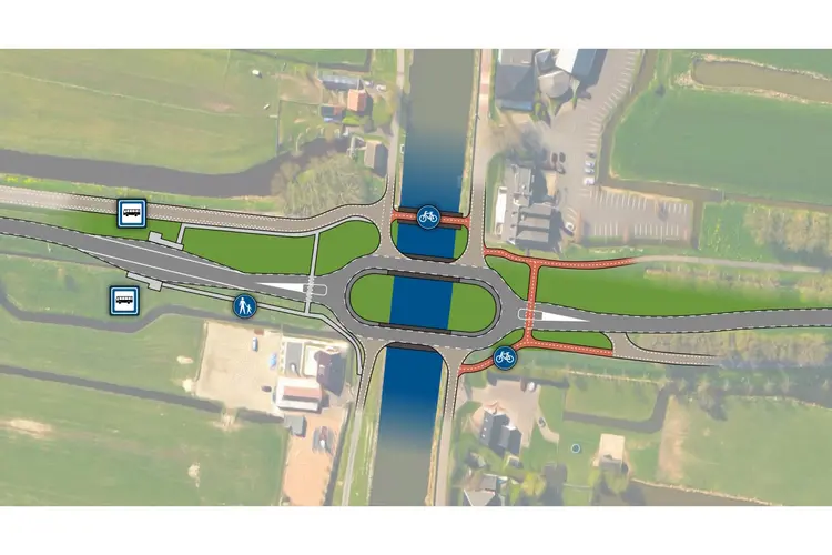 Plannen voor veiligere oversteken bij Beets en Oudendijk (N247)