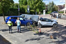 Grote ravage en gewonde na crash in Medemblik