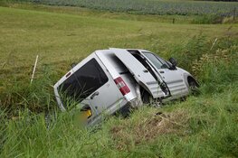 Automobilist belandt in sloot in Hoogwoud