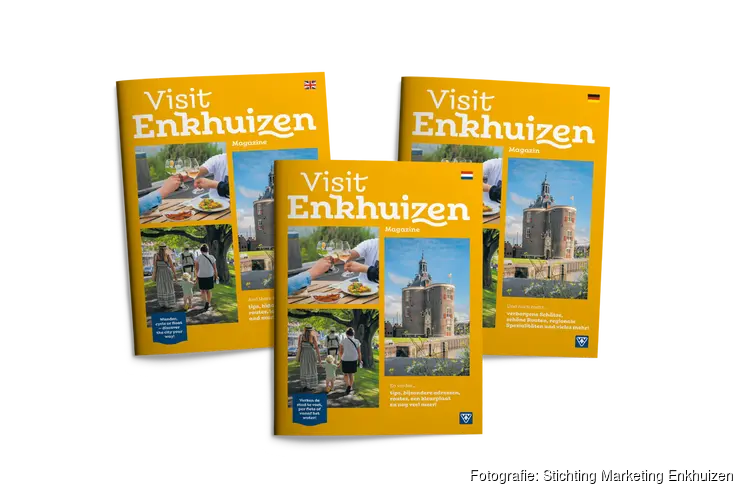 Ontdek het nieuwe magazine Visit Enkhuizen – gratis exemplaar en fotobooth dit weekend!