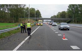 Veel schade na aanrijding op A7 bij Wognum