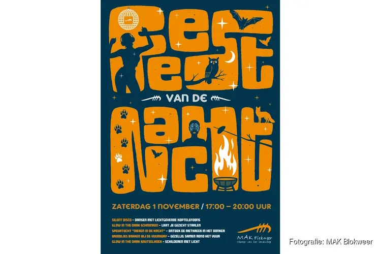 Feest van de Nacht – zaterdag 1 november bij MAK Blokweer