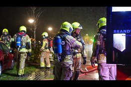 Brand in fietsenstalling in Opmeer