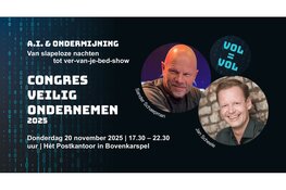 Gratis veiligheidscongres voor ondernemers met oud-rechercheur Sander Schaepman (Hunted) en A.I. specialist Jan Scheele