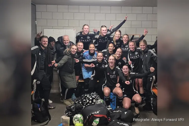 Knappe zege voor Always Forward VR1 in besneeuwd Nijmegen