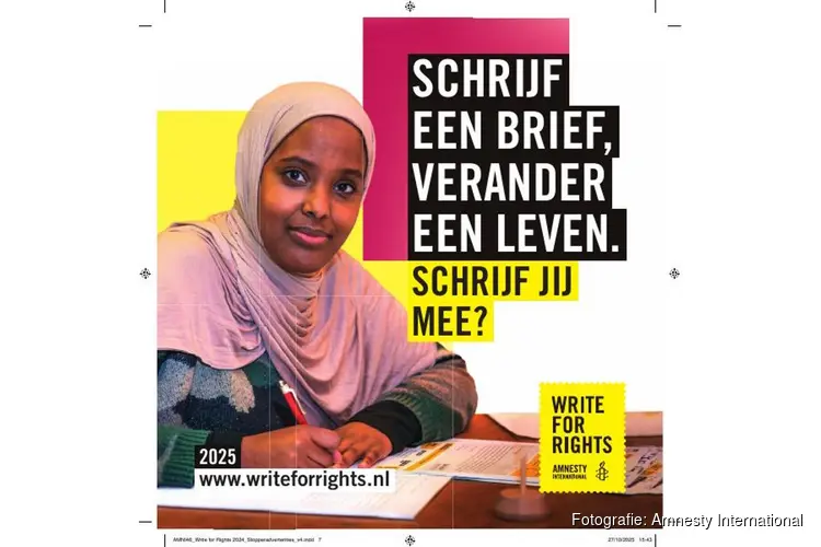 Amnesty International's Write for Rights: Schrijf een brief, verander een leven