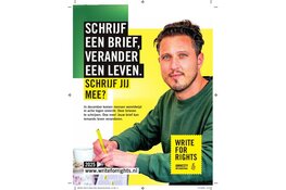 Amnesty International's Write for Rights: Schrijf een brief, verander een leven