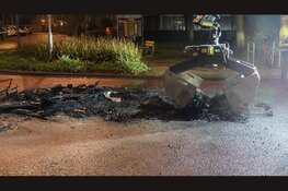 Caravan volledig uitgebrand in Opperdoes