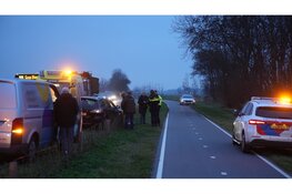 Schade en vertraging na botsing op N241
