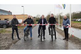 Sneller en veiliger naar het werk: nieuwe fietspad bij De Veken open