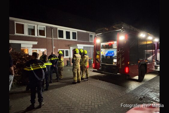 Melding woningbrand aan de Morgenstar in Venhuizen, diverse hulpdiensten ingeschakeld