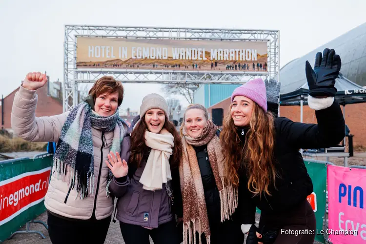 Een weekend vol wandelgeluk: 13.000 wandelaars genieten van 21e editie Hotel in Egmond Wandel Marathon
