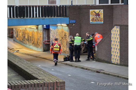Man zwaargewond na val van trap op treinstation. Traumahelikopter geland