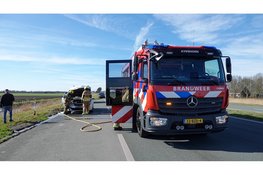 Autobrand op N194 bij Avenhorn