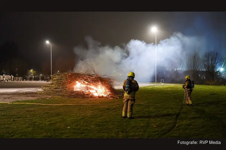 Autobrand blijkt hoop met snoeiafval