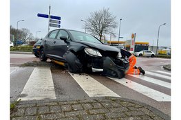 Ongeval op kruising Wijzend en Raadhuislaan in Grootebroek