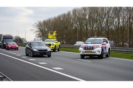 100 minuten vertraging na ongeval op A7 bij Berkhout