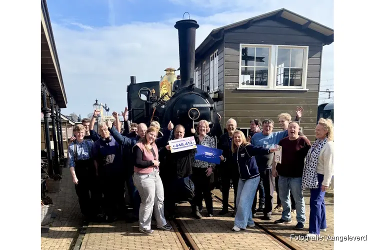 Bijdrage Vriendenloterij voor Museumstoomtram
