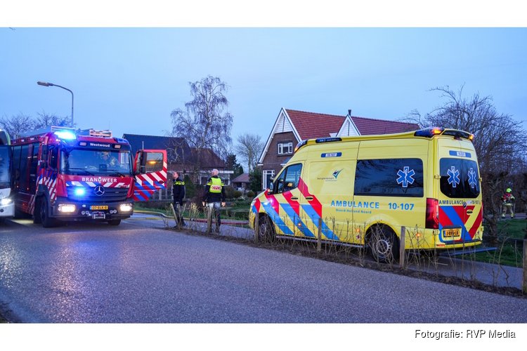 Bewoner gecontroleerd na woningbrand in Zwaagdijk-Oost