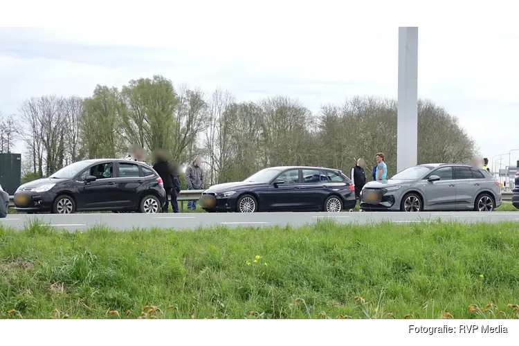 Ongeval op N505 bij Enkhuizen, schade en gewonde