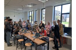 Internationaal bezoek op locatie Vonk Hoorn tijdens de International Staff Visit Week