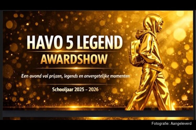 Leerlingen OSG West-Friesland sluiten schooltijd af met havo 5 Legend Awardshow