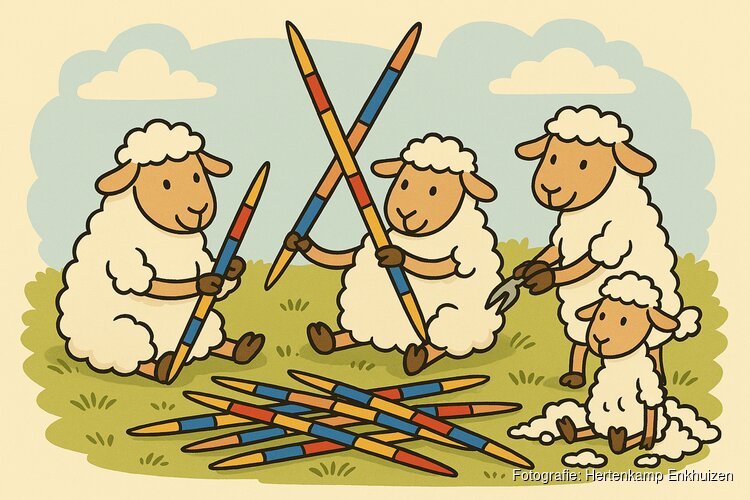 Doe mee met het NK Reuze Mikado bij Hertenkamp Enkhuizen