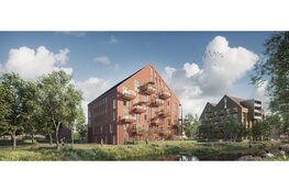 Start bouw duurzaam appartementengebouw Waterroos Kwarts in Rozenbuurt Zwaag