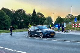 Auto en motor botsen op N307