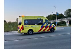 Auto en motor botsen op N307
