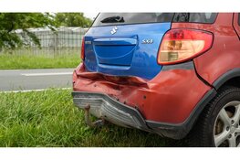 Schade na ongeval op N506 bij Schellinkhout