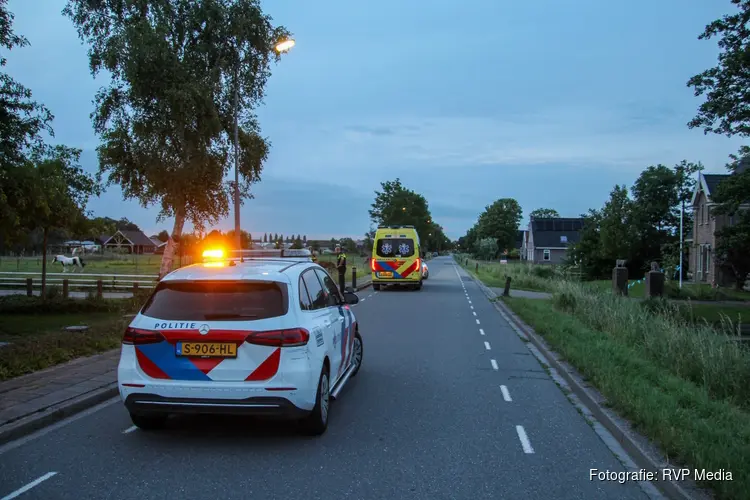 Scooterrijder gewond na val in Hensbroek
