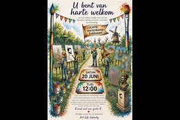 Zomermarkt en opening tentoonstelling kindertekeningen bij Hertenkamp Enkhuizen