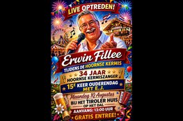 E.J. Fillee uiteraard op Ouderendag Hoornse Kermis