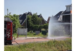 GRIP 2 Elektriciteitskast in brand in Hoogkarspel, stroomvoorziening omgeving tijdelijk afgesloten