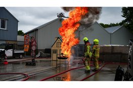 Spectaculaire demonstraties tijdens opendag ter ere van 100-jarig bestaan brandweer Blokker