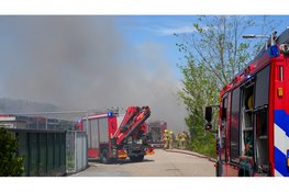 Museumstoomtram vat vlam op station Wognum-Nibbixwoud