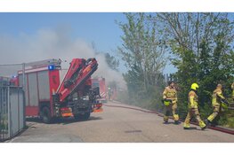 Museumstoomtram vat vlam op station Wognum-Nibbixwoud