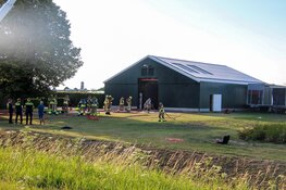 Brand in koelcel van agrarisch bedrijf in Enkhuizen