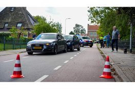 Schade bij kop-staart botsing tijdens inhaalactie