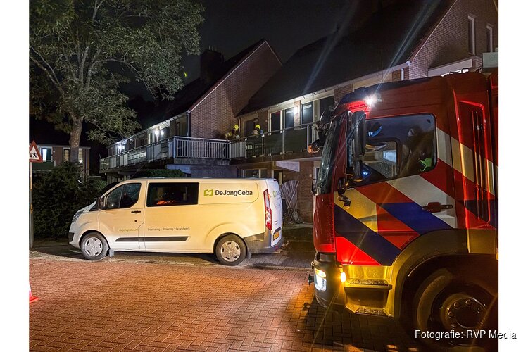 Brand in appartement op eerste etage in Grootebroek