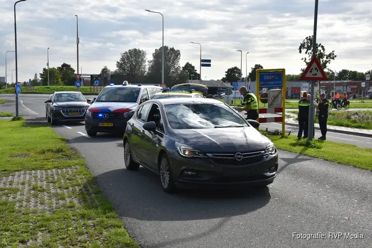Fietser gewond na aanrijding met auto