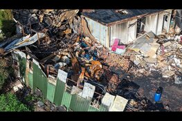 Zeer grote uitslaande brand in loods Lambertschaag