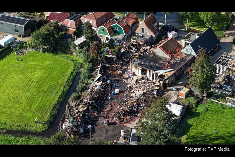 Verdachte aangehouden na brand in loods