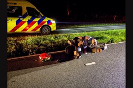 Zeker twee gewonden bij ongeval op fietspad langs de N307 in Venhuizen