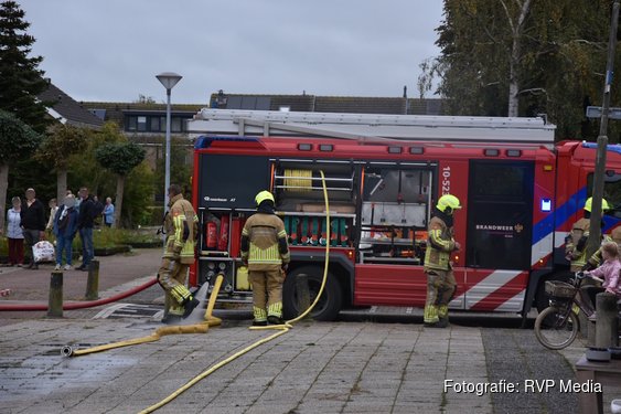 Schoorsteenbrand in woning in Ursem