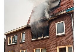 Uitslaande brand in woning Enkhuizen