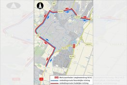Nieuwe verkeerssituatie voor Leeghwaterbrug (N242) in Alkmaar